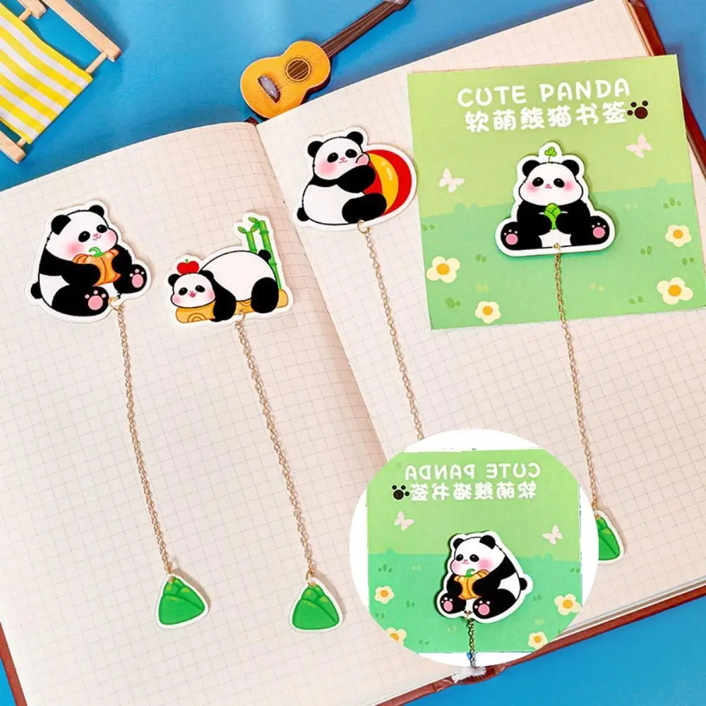 4 шт./партия детская акриловая Закладка-панда