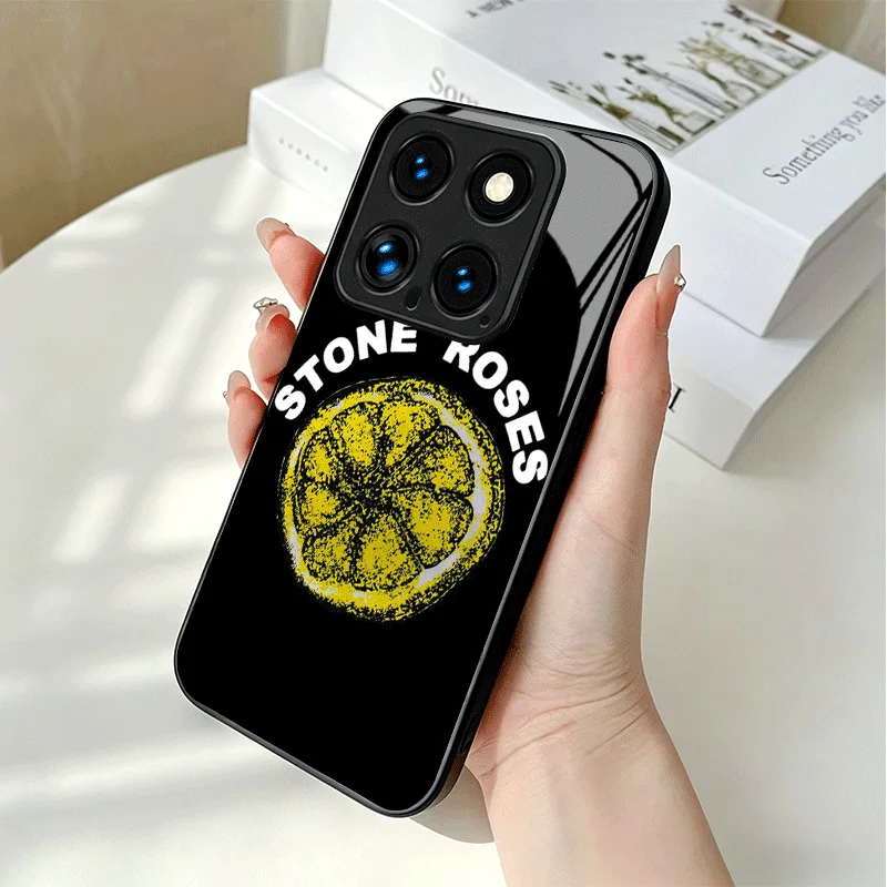 Фото Стеклянный чехол для телефона S-Stone R-Roses для Xiaomi Redmi Note 15 14 13 12 Pro Plus 11 11S 12S 11T 5G 10, противоударный чехол-накладка №5