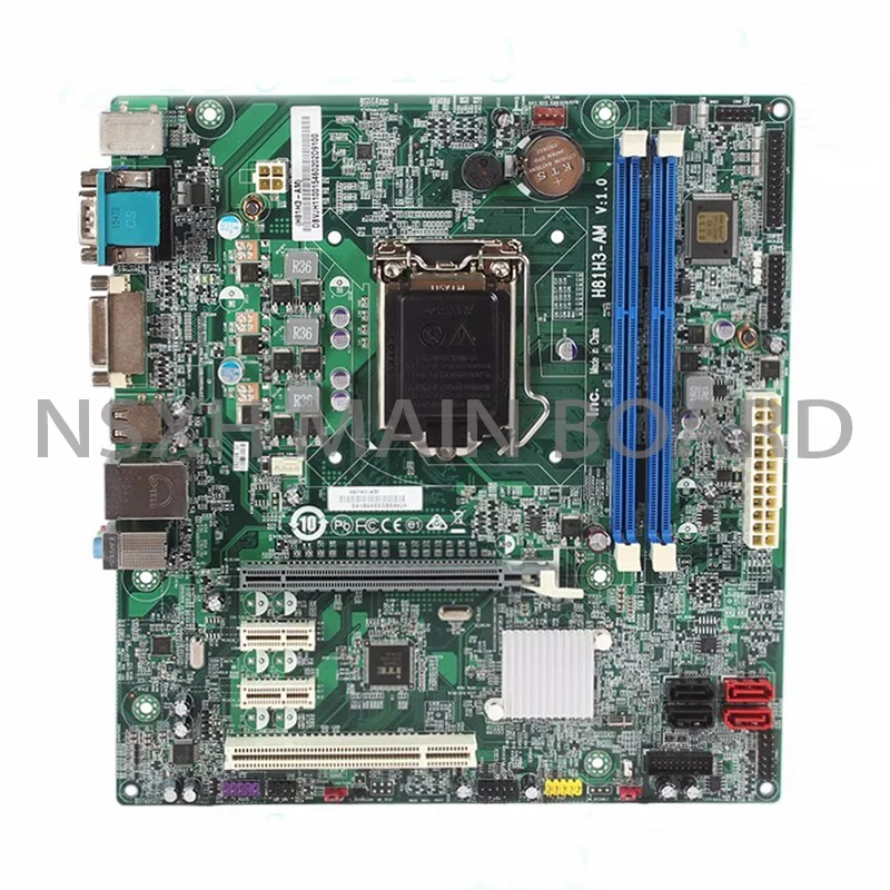 Семейная материнская плата для N4630 D430 T4630, материнская плата LGA 1150 DDR3 H81 на 100% протестирована, полностью работает