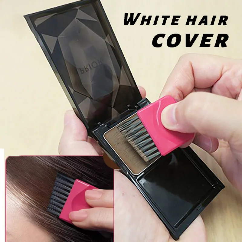 Cream Stick Brush Fast Temporary Cover Up White Hair
