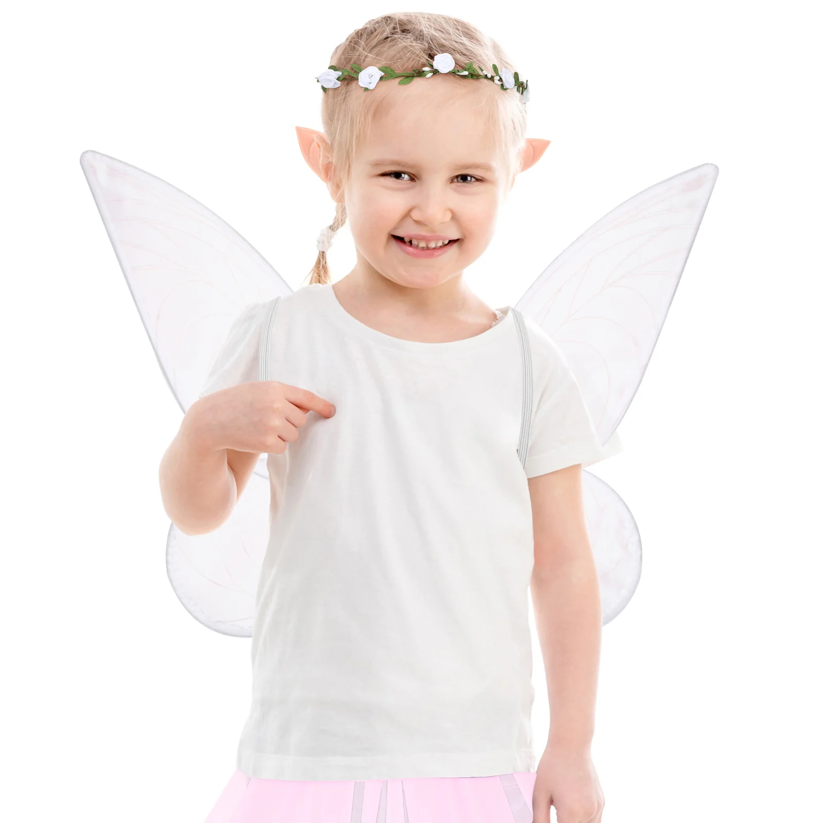 

1 Set Decorative Creative Fairy Party Supplies Party Decoration Headpiece Butterflies Flower Headpiece