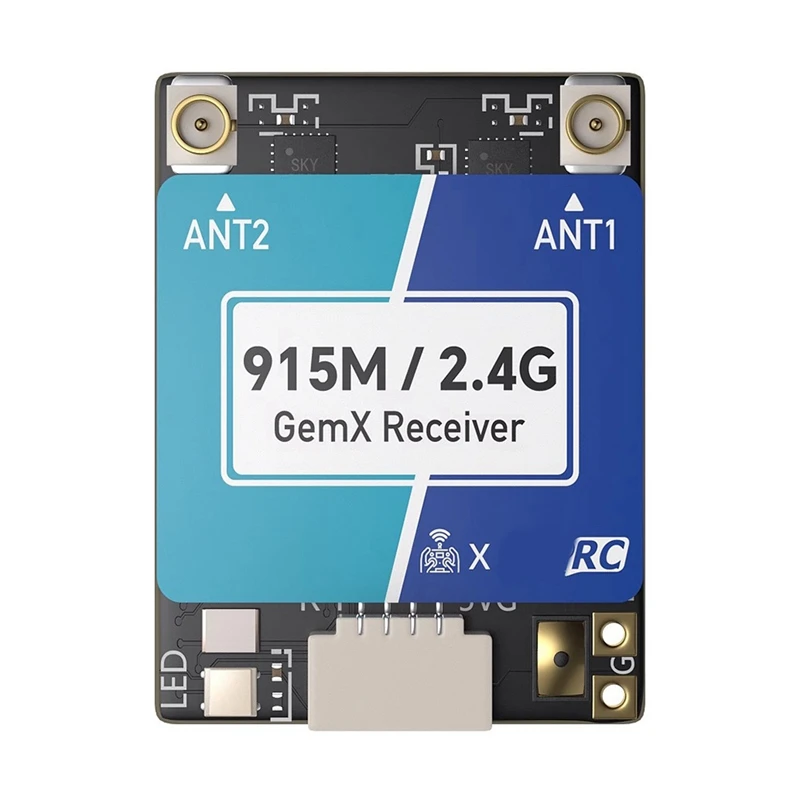 Для GEPRC ELRS 915M/2 4 ГГц Gemx Gemini RX двухчастотный приемник для FPV RC Drone