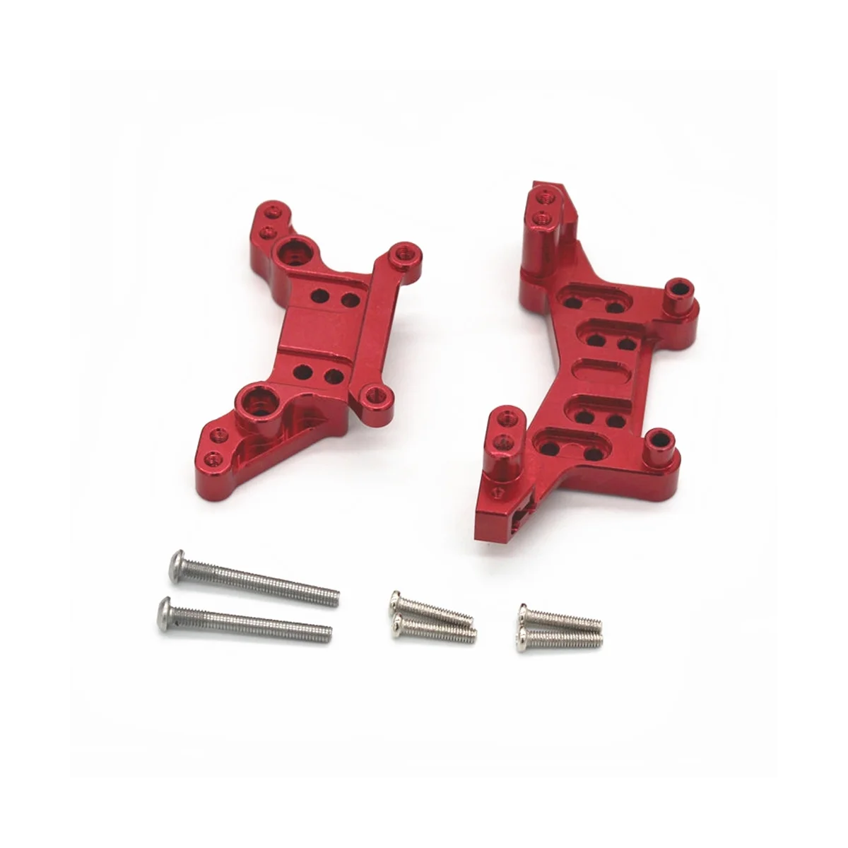 

2Pcs Metal Front and Rear Shock Tower for H16 16207 16208 16209 16210 1/16 RC Car Upgrade Parts Accessories,1