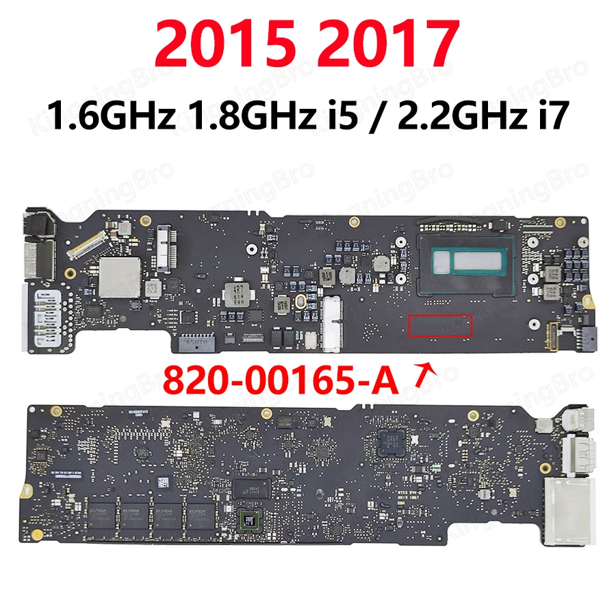 Оригинальная материнская плата A1466 для Macbook Air 13 &quot A1369 i5 i7 4 ГБ 8 2010 2011 2012 2013 2014 2015 2017