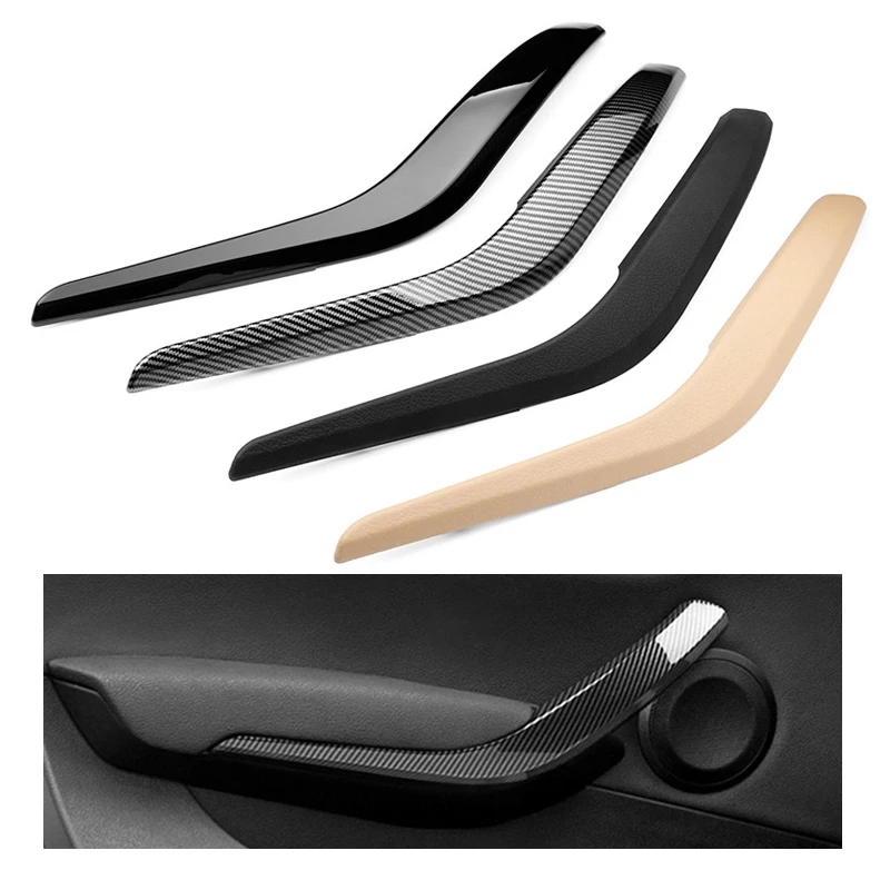 

Car Inner door Panel handle Cover For BMW X1 E84 2010-2016 Auto Left Right Interior Door Armrest Pull Trim Cover Beige Black