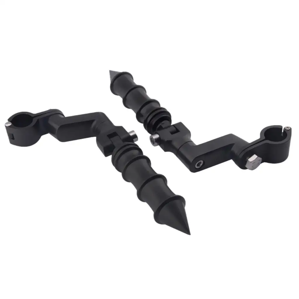 

Durable Passenger Floorboards Rear Footboards Foot Rest Pegs Mounts Anti-Corrosion Compatible for YAMAHA