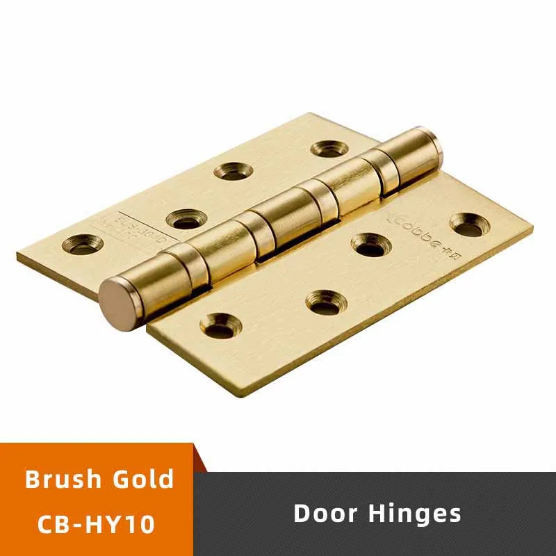 

Wooden Door Mute Hinge Stainless Steel Door HingeS Solid Hinges Doors Hardware Brush Steel Gold Green Bronze Ivory White Option