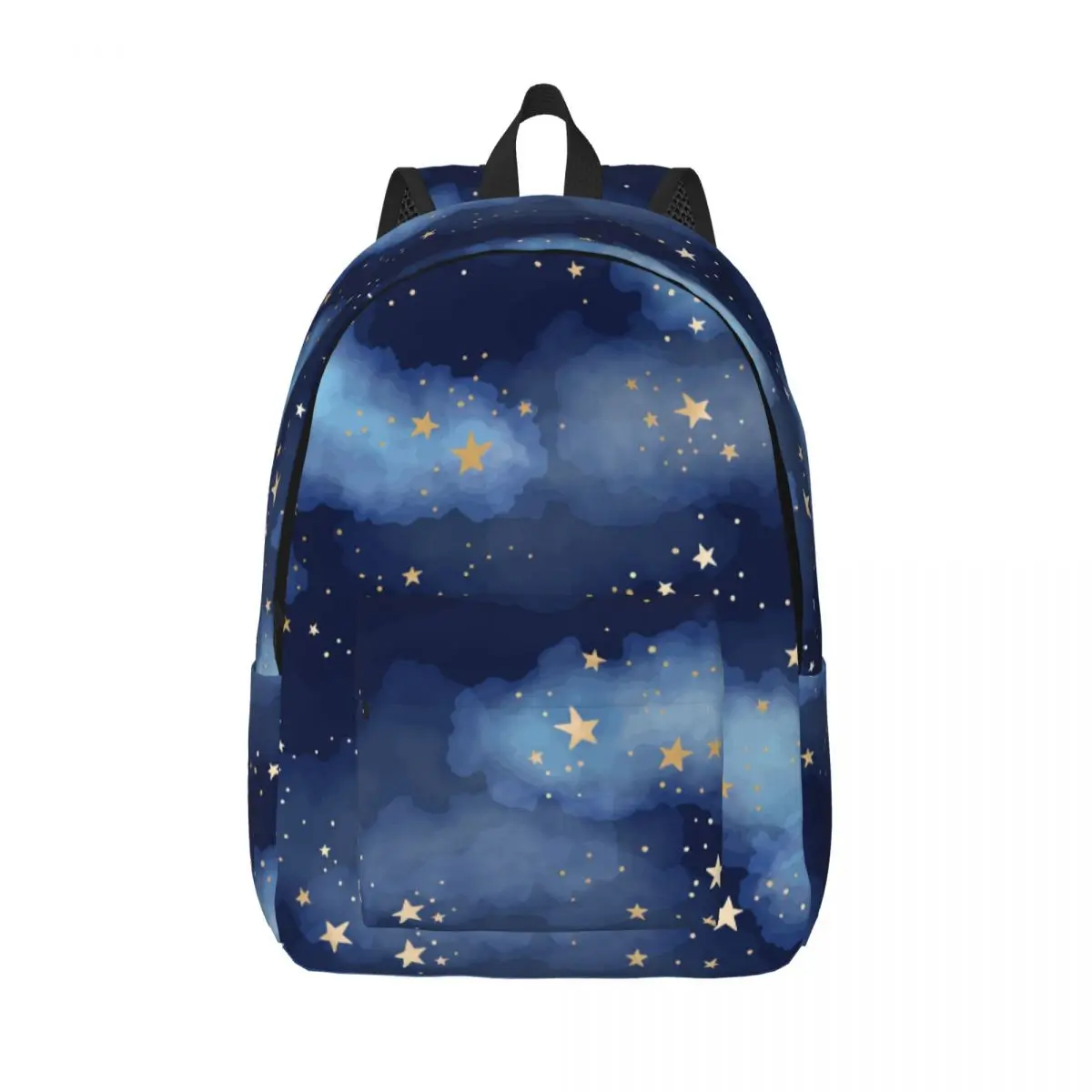 

Schoolbag Student Backpack Gold Foil Constellations Stars And Clouds Shoulder Backpack Laptop Bag School Backpack