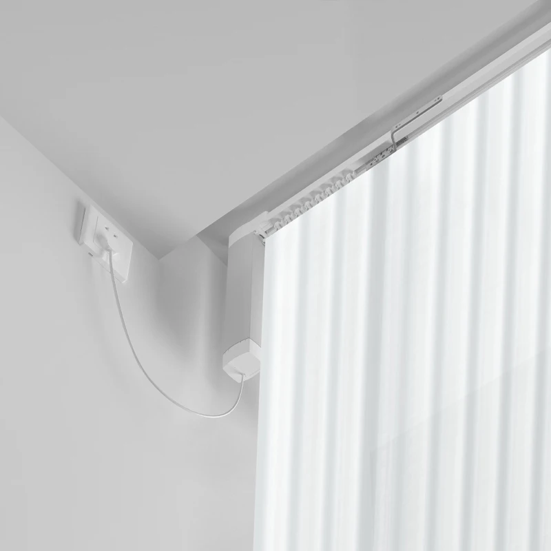 Алюминиевая дорожка беспроводные электрические драпированные шторы Trietex Rail с