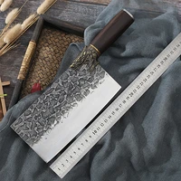 forged kitchen knife stainless steel kitchen knife retro household chopping knife slicing knife to cut meat dishes