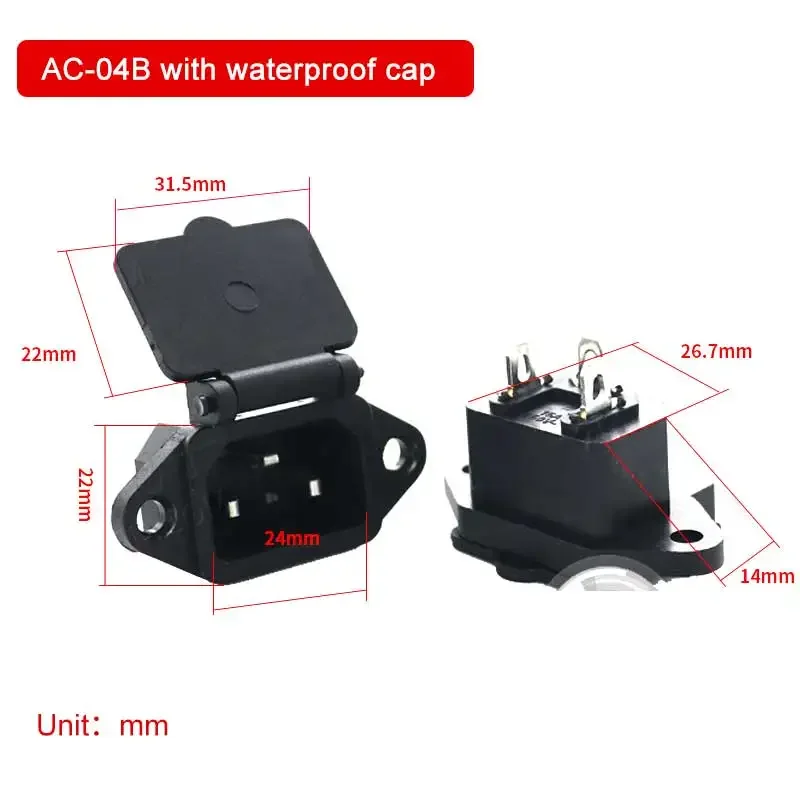 

Разъем питания AC-04B DIVEDEER для электромобилей и электровелосипедов