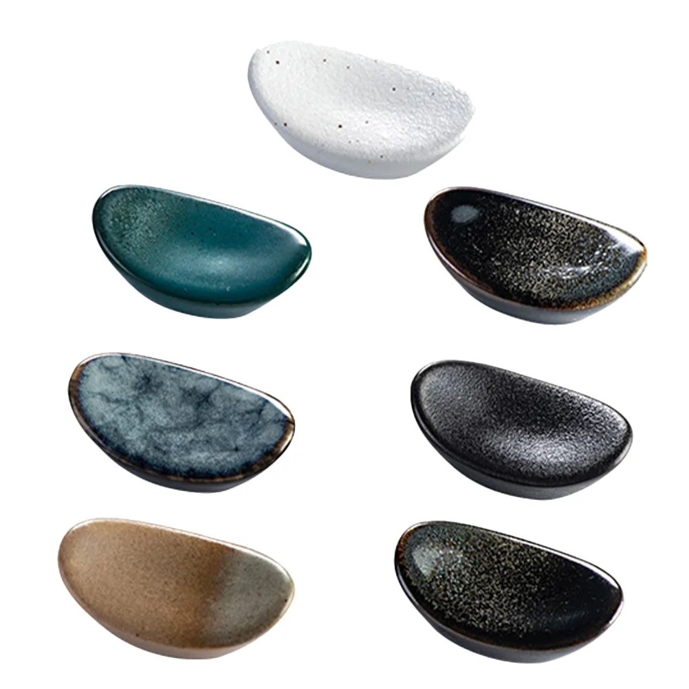 

Rest Chopstick Chopsticks Holder Ceramic Spoon Stand Rack Fork Japanese Rests Tableware Pillow Brush Utensil Calligraphy Forks