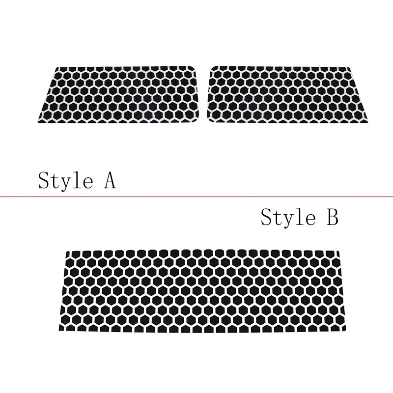 For Hummer H2 H3 2003-2009 Car Rear Window Windshield honeycomb design Decorative Stickers Accessories