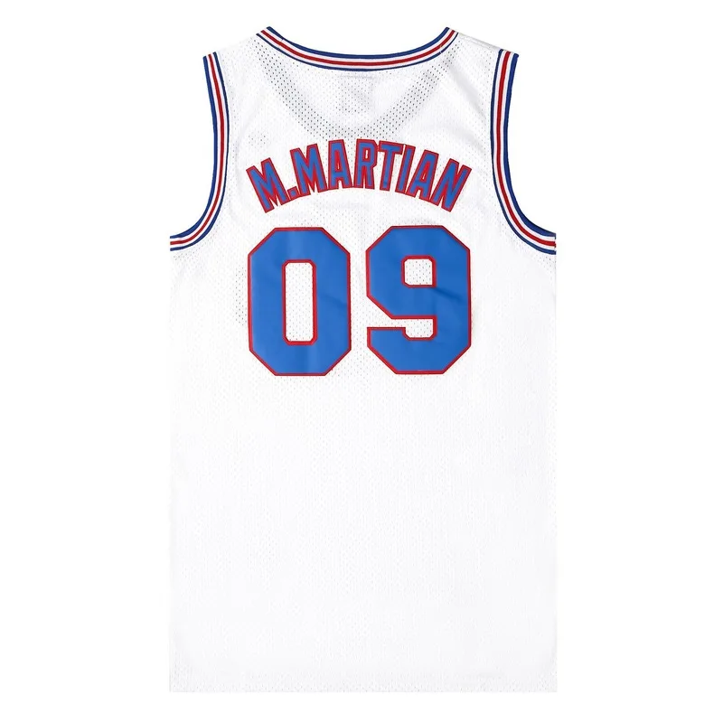 

Movie Cosplay Costumes Space-Jam #23 JD #1 BUGS #10 LOLA #22 Murray Bunny Basketball Jersey Stitched Number