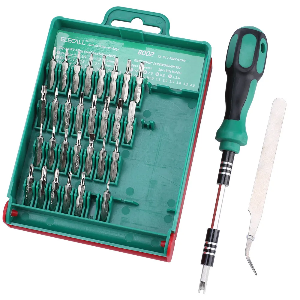 

33 in 1 Impact Screwdriver Set Precision Torx Key Electrician Tools Magnetic Repair Kit For RC Drone Mobile Phone Hand Tool Set