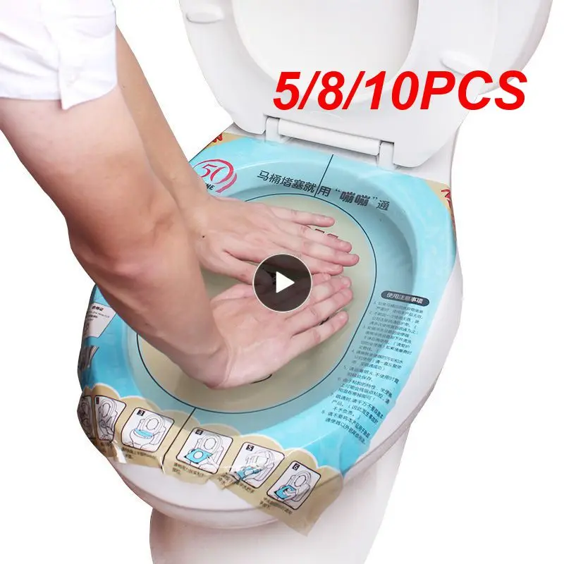

5/8/10PCS High Quality Toilet Dredging Device Powerful Suction Cup Plunger Household Pressure Plunger Cleaning Tool