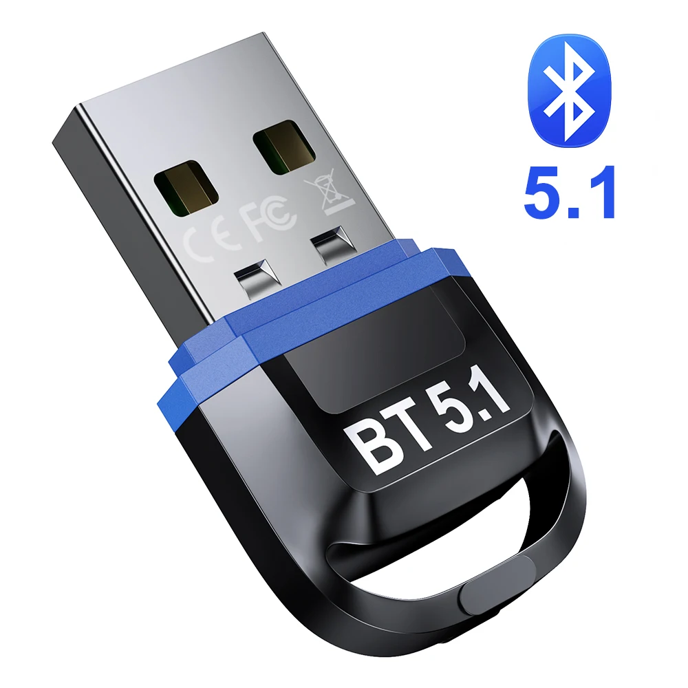 USB Bluetooth 5 1 адаптер приемник 0 ключ 4 для ПК ноутбука BT передатчик |