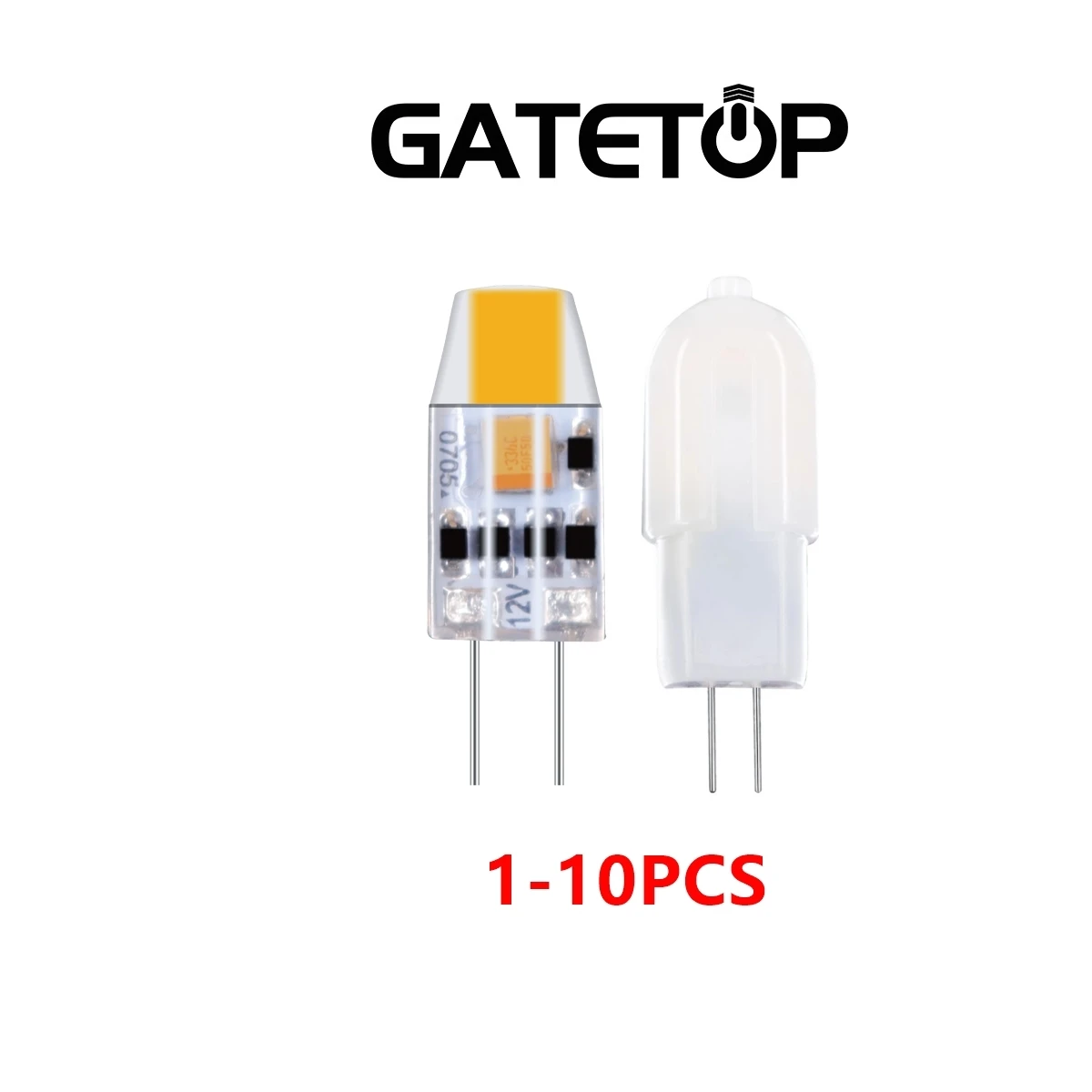 

1-10PCS Super Bright Warm Cold White Mini G4 Led AC/DC 12v 1.2w 1.5w Cob Light Lamp Replace 20w Halogen For Chandelier Spotlight