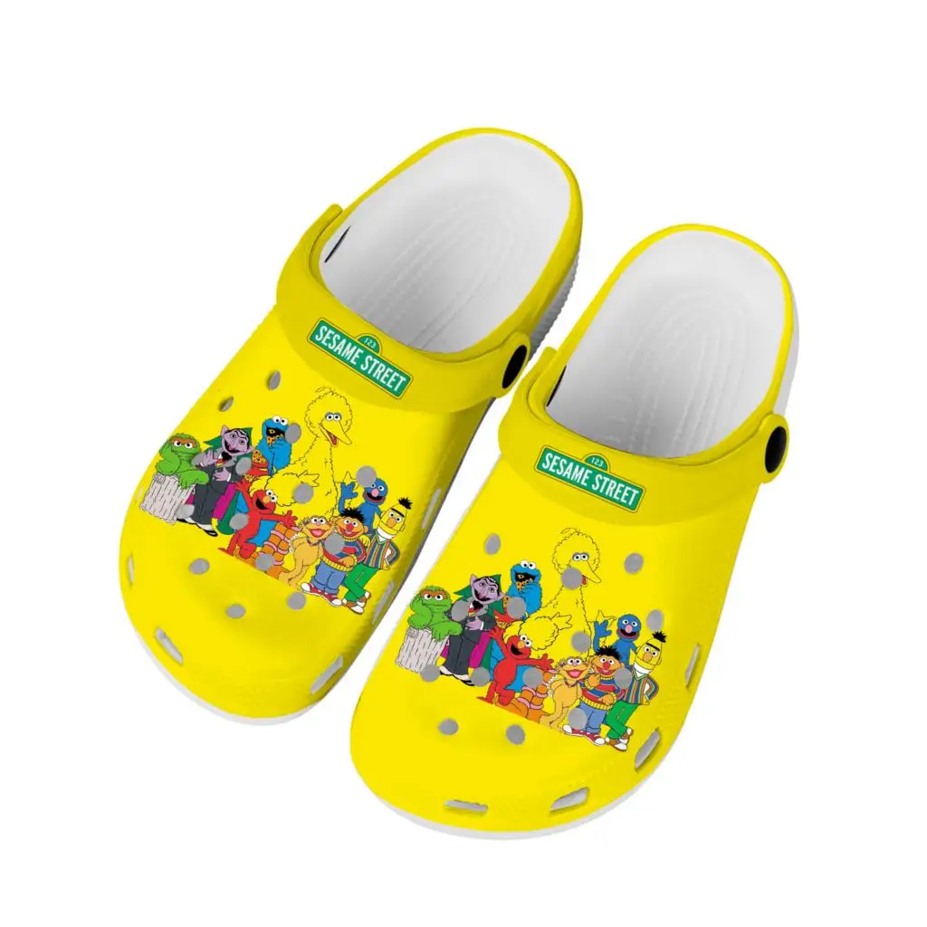 

Sesame Street Cartoon Elmo Cookie Home Clogs Custom Water Shoes Mens Womens Teenager Shoe Garden Clog Beach Hole Slippers