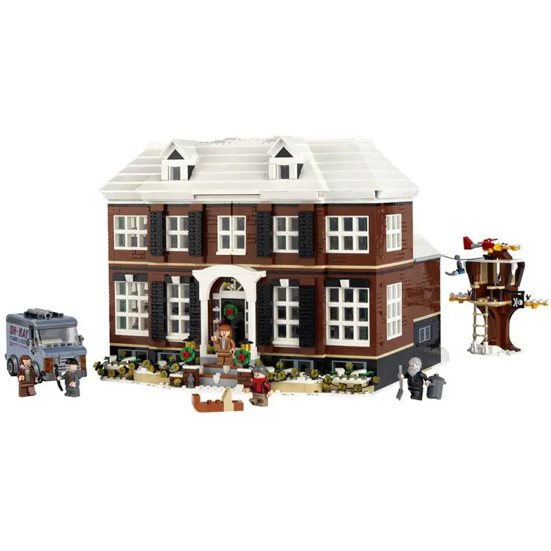 

Ideas Movie 3955pcs Moc 21330 Home Alone House Set Model Building Blocks Bricks Educational Toys For Boy Kids Christmas Gifts