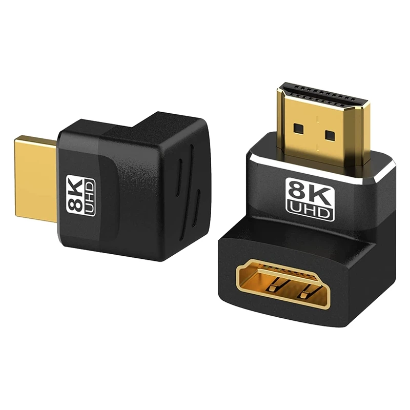 

2 шт. 8K HDMI-совместимый соединитель HDMI-совместимый 2,1 удлинитель для ТВ-палки Switch One PS4 ноутбука ПК