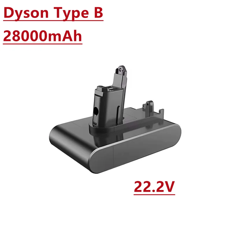 2022 new Dyson type B 22.2v lithium ion vacuum battery, 28000mah / 12800mah, suitable for Dyson DC35, dc45, dc31, dc34,DC44,dc31