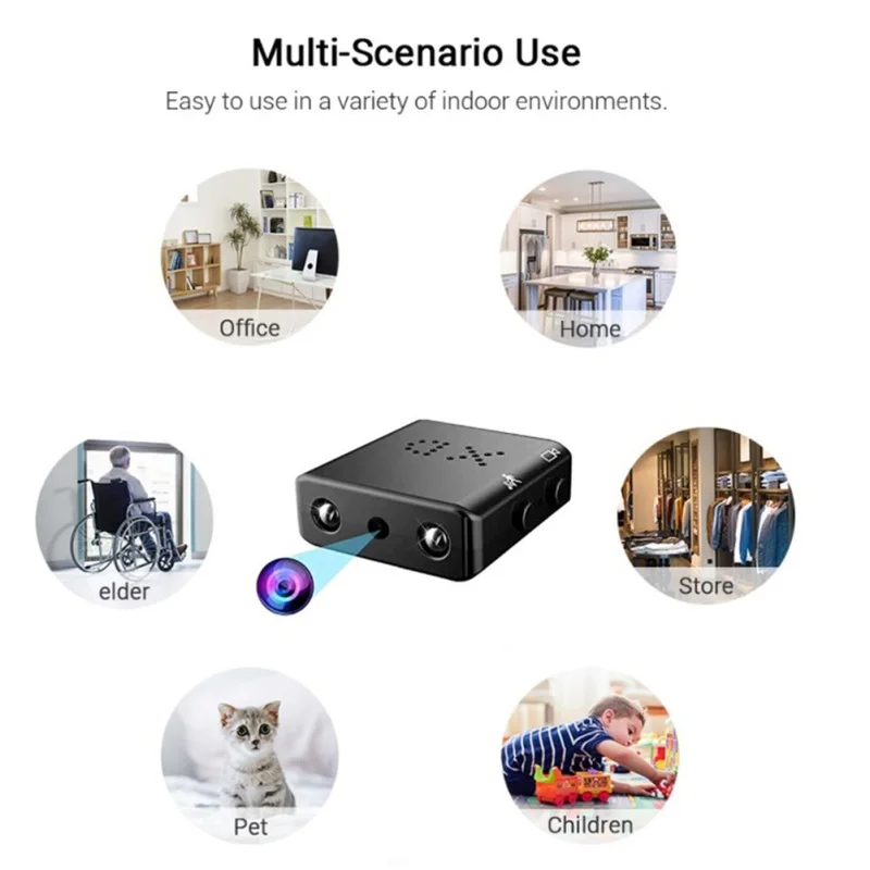 1080P Micro Body Cam DV Loop Recording Camera Espia Night Vision Motion Detection Surveillance Camcorder Suport Hidden tf card |