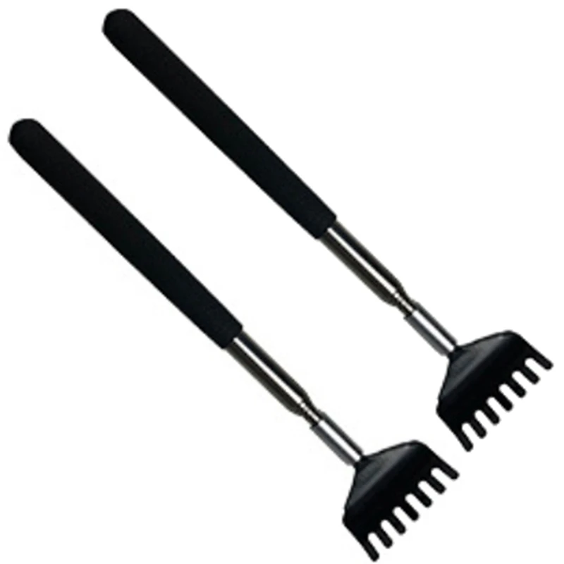 

2 шт./упаковка, складная чесалка для спины, из нержавеющей стали