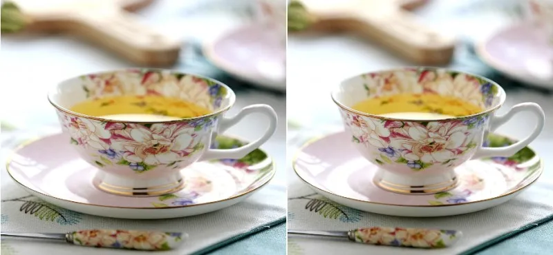 

220 мл, винтажный чайный набор из тонкого костяного фарфора, Ремесленная чайная чашка с блюдцем, фарфоровая кофейная чашка, фарфоровая чашка и блюдце для кафе