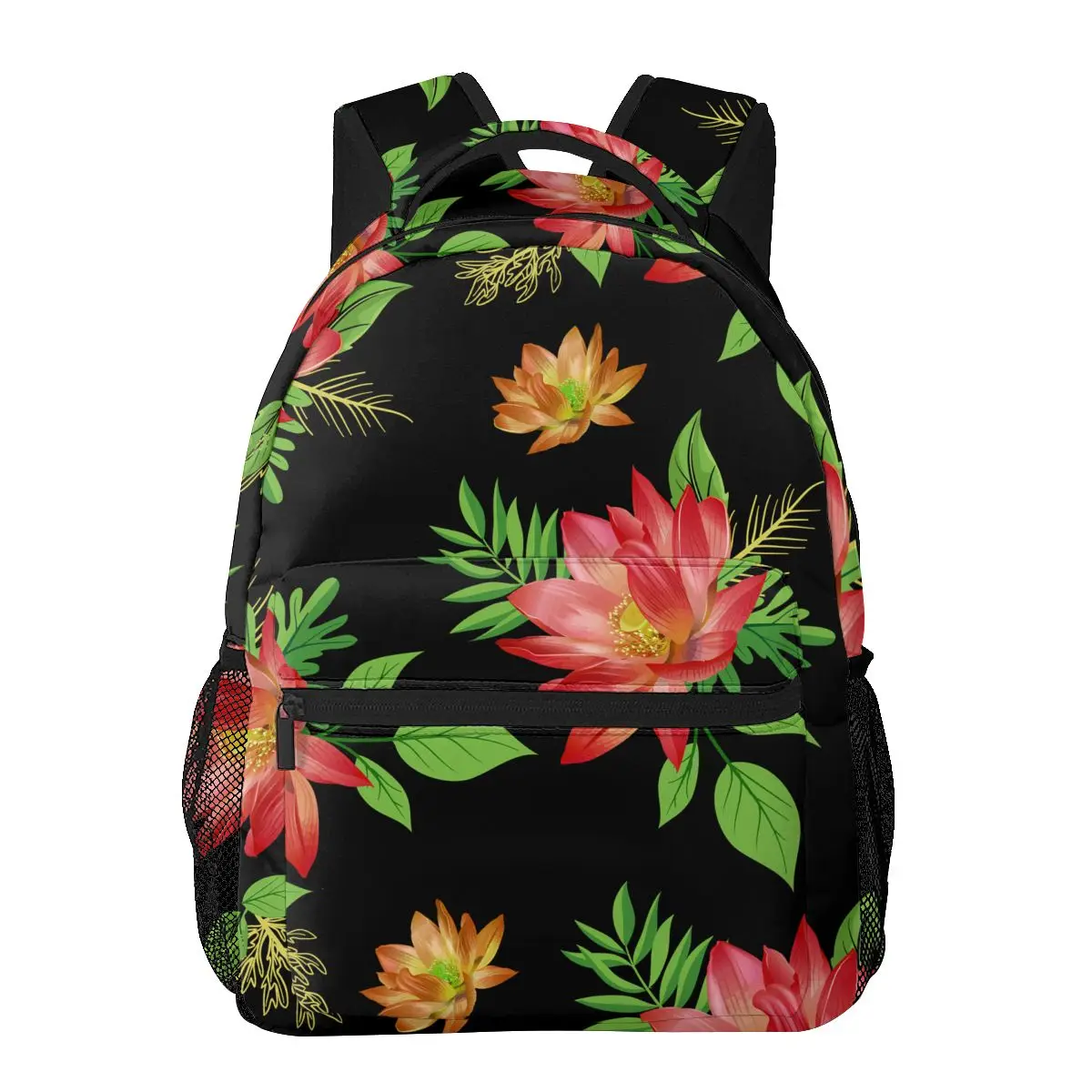 

2022Women Shoulder Bag Flower Branches And Leaf Fashion School Bag For Teenage Girl Backpacks Travel Bag