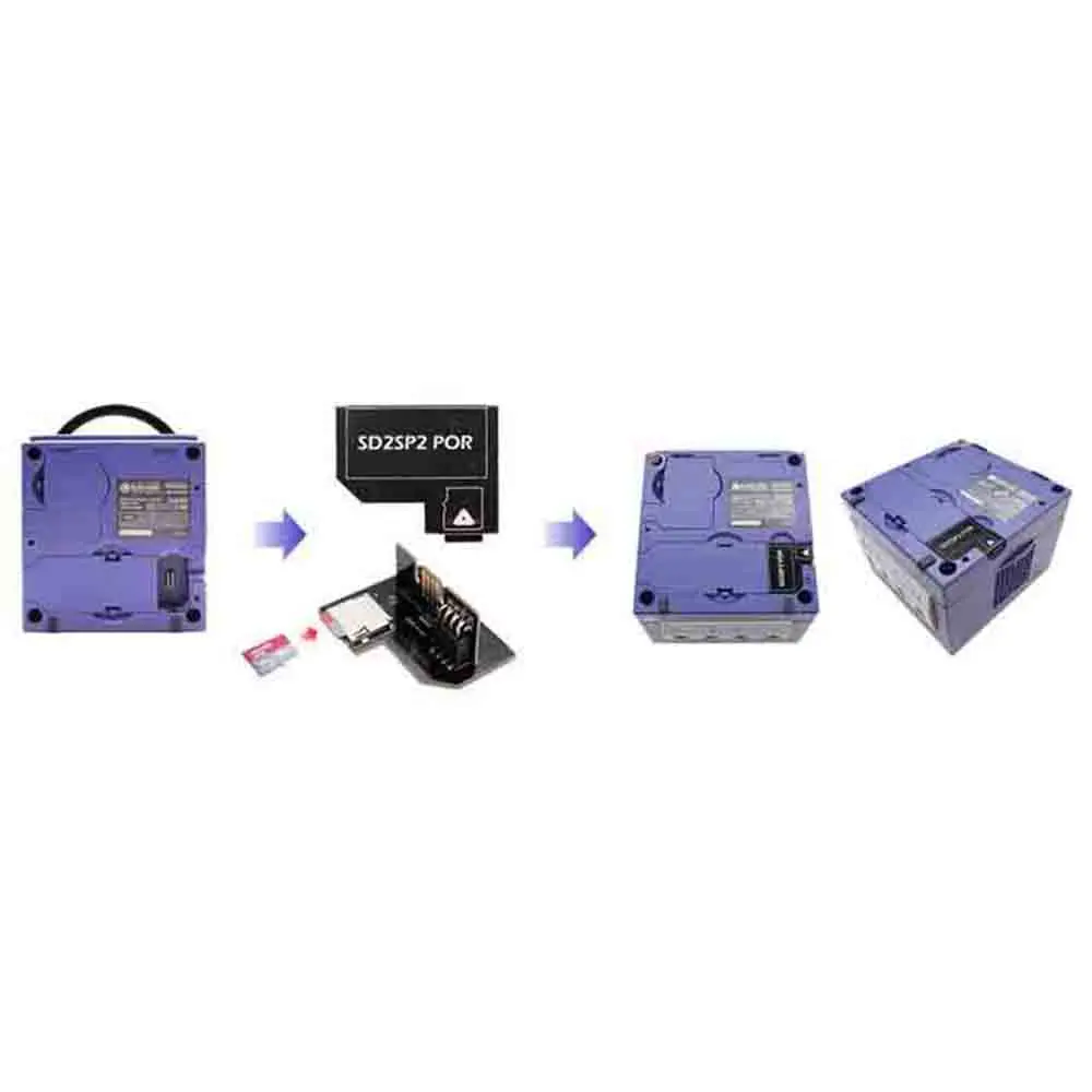 Фото Адаптер Gamecube SD2SP2 PRO, адаптер для карты памяти Gamecube №3