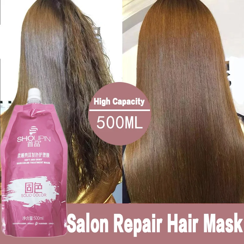 Sdotter Repair Damage Hair Mask Hair Shampoo Keratin Hair&Scalp Treatment Disposable No Steaming Spa Repairing Hair Straight