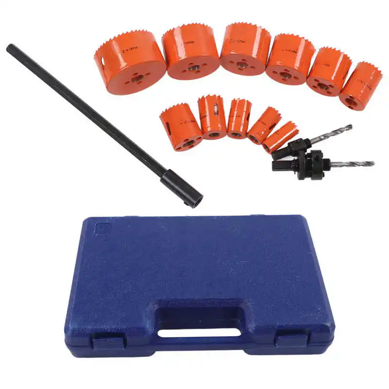 

Hole Saw Kit HSS Metal Hole Opener for Gypsum Board