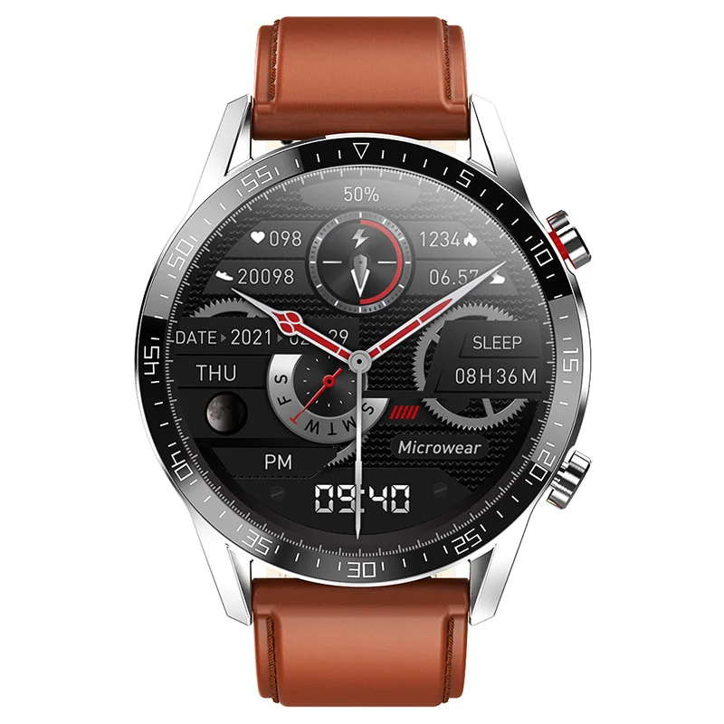 

For Huawei Xiaomi Android Apple Phone Smart Watch Android Men 2021 ECG PPG Smartwatch Men Answer Call IP68 Waterproof 360*360