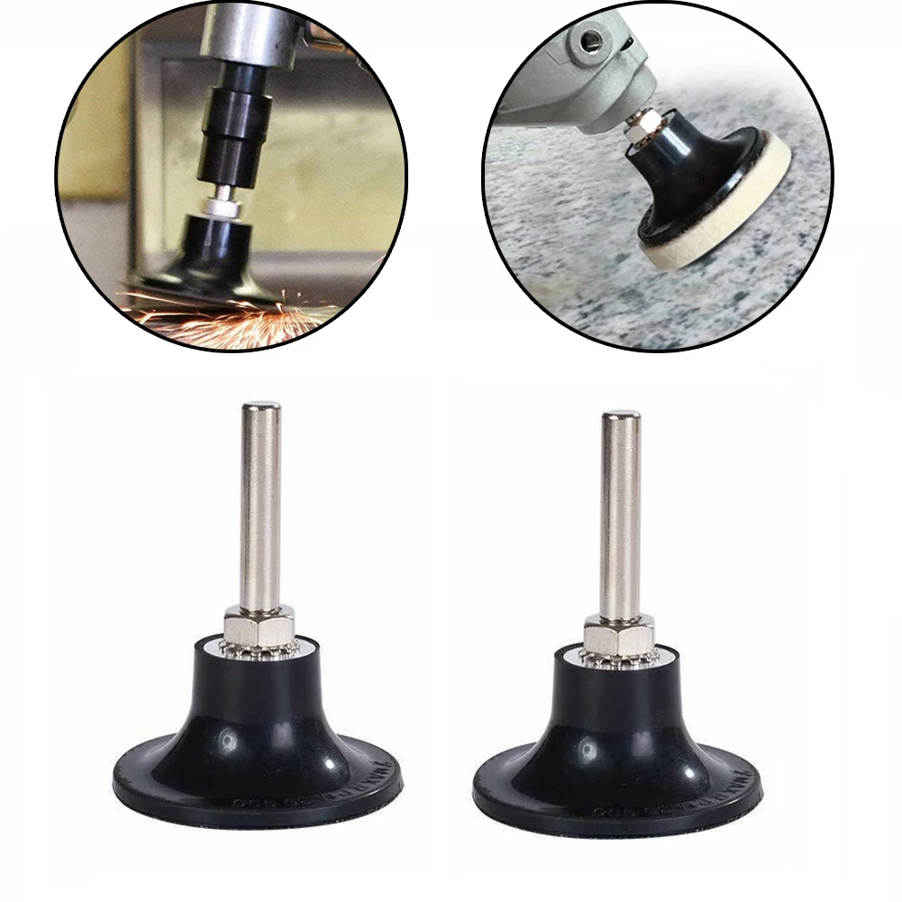 

2pcs Disc Pad Holder 2Inch Quick Change Adapter Rotary Pad Holder 6mm Shank Grinder Accessories Replacement Abrasive Tools