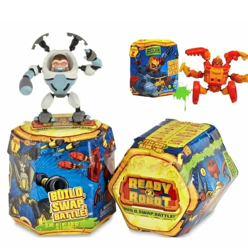 

Ready2 Robot DIY Slime Mud Assembled Doll Competitive Fighting Action Figures Boy Toy Children's Gift