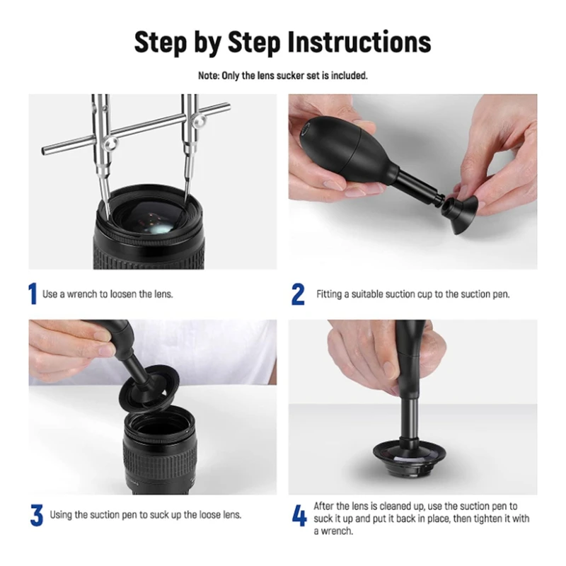 Присоска для объектива и Быстрое приспособление захвата + 7 сменных присосок