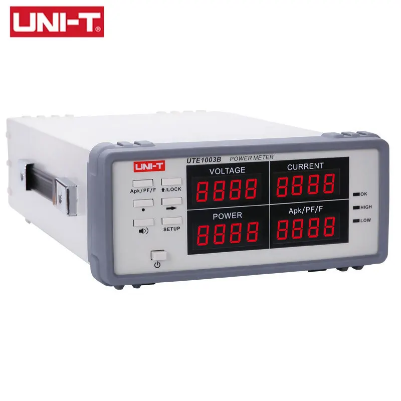 

UNI-T 1.0V~300V 0.2m A~3A 0.001W~ 900W Intelligent Electric Parameter Measuring Instrument UTE1003B