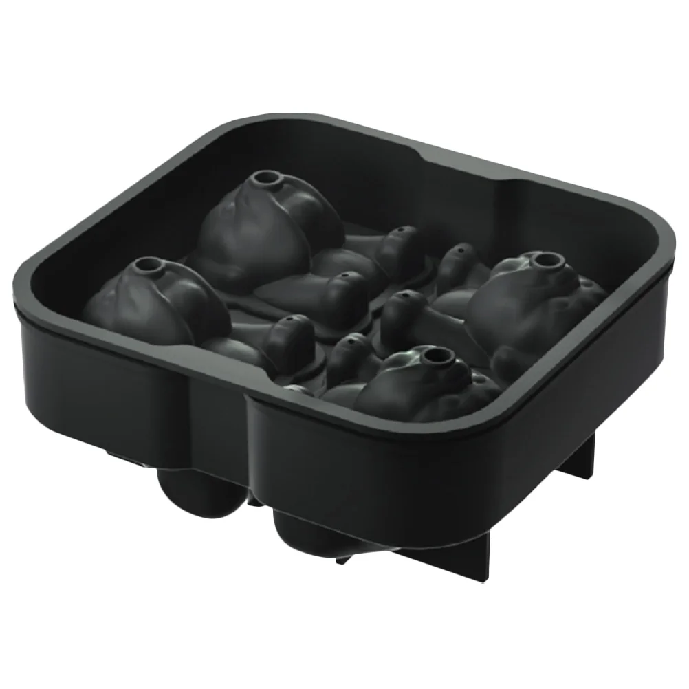 

Ice Dog Cube Maker Shape Mold Modeling Silicone Tray Household Case Non Stick