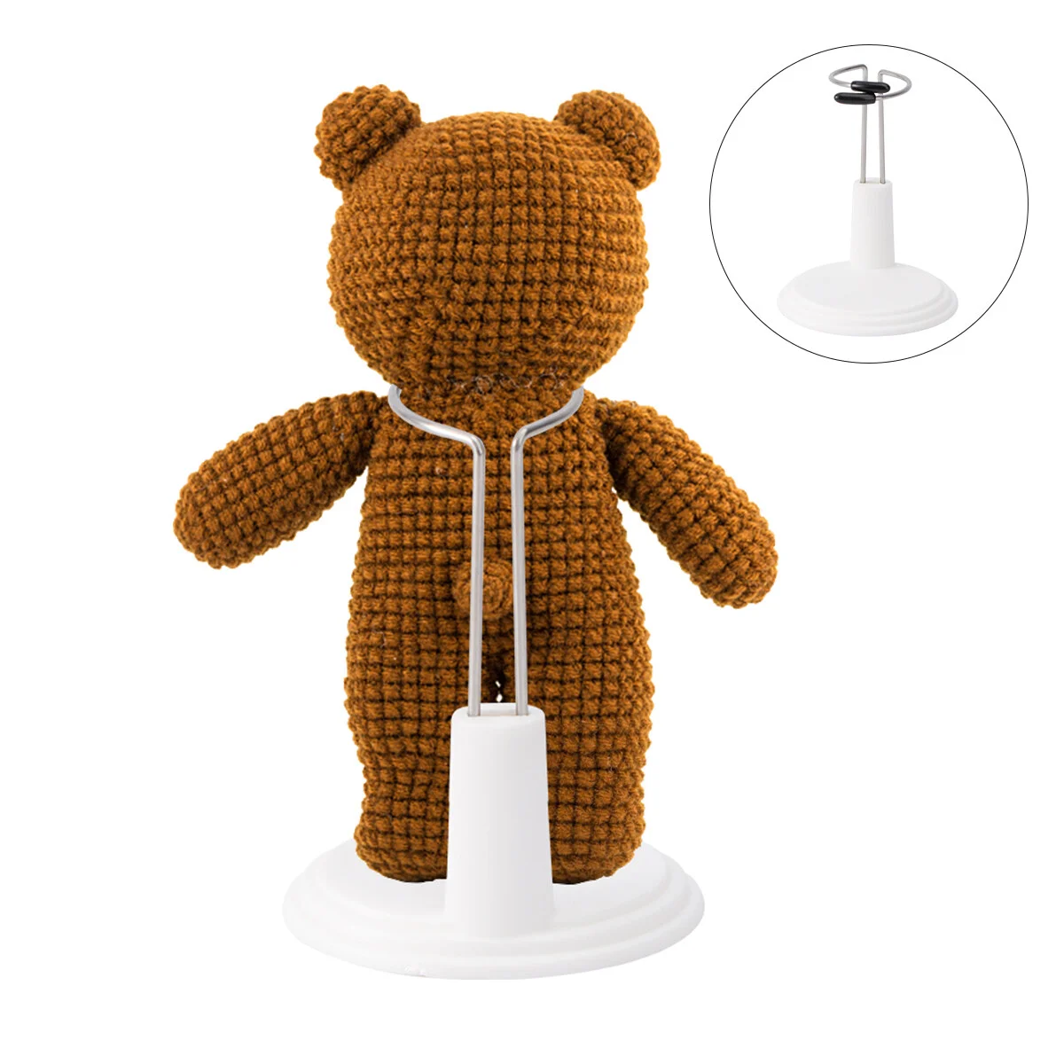 

4 Pcs Big Adjustable Mannequin Portable Bear Stand Support Frame Child
