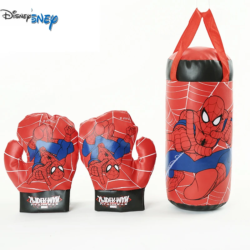 

Disney Marvel Spiderman Kids Toy Iron Man Captain America Gloves Sandbag Suit Birthday Gifts Boxing Outdoor Sports Toys
