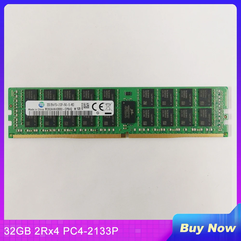 RAM 32GB 2Rx4 PC4-2133P 2133 DDR4 ECC REG Серверная память M393A4K40BB0-CPB4Q для Samsung