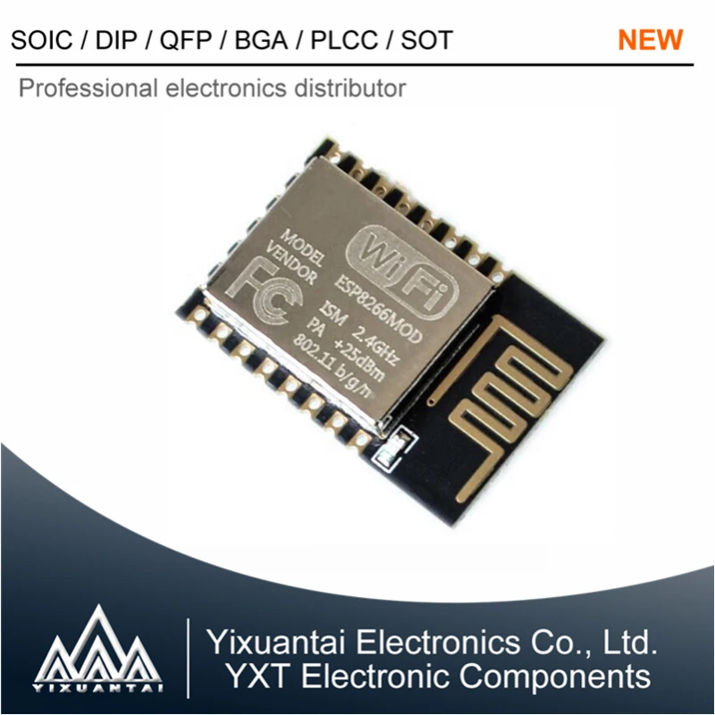 5pcs/Lot ESP8266 ESP8266-12E remote serial Port WIFI wireless module through walls Wang esp-12F ESP-12E ESP-12S original