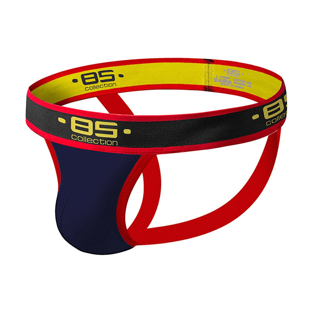 

Men's Sexy Jockstrap Backless Thongs Athletic Supporter Performance Underwear Low-Rise G-String Bulge Enhancing Underpant A50