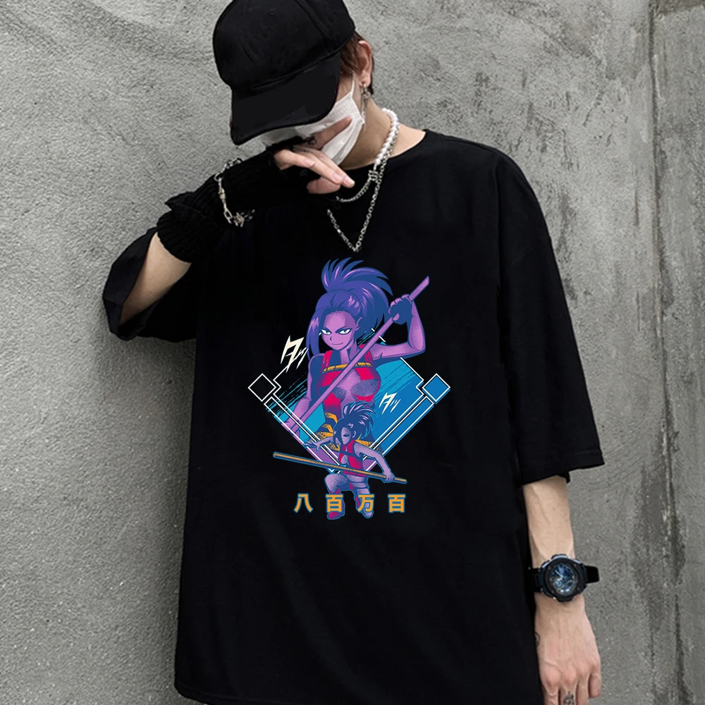

My Hero Academia Anime T-shirt Fashion Graphic Lady Summer Men Tops Short Sleeve Casual Teens Hero Momo Yaoyorozu Anime T-shirt