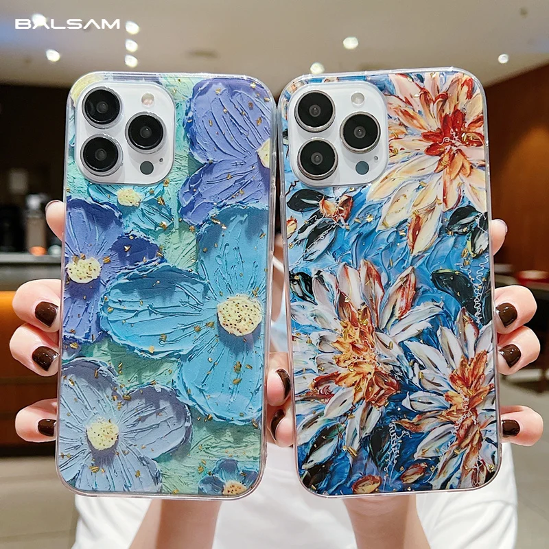 

Чехол с золотой вспышкой, мягкий ударопрочный чехол из ТПУ для iPhone 13 12 11 Pro XS Max Mini x XR 7 8 plus se 2022