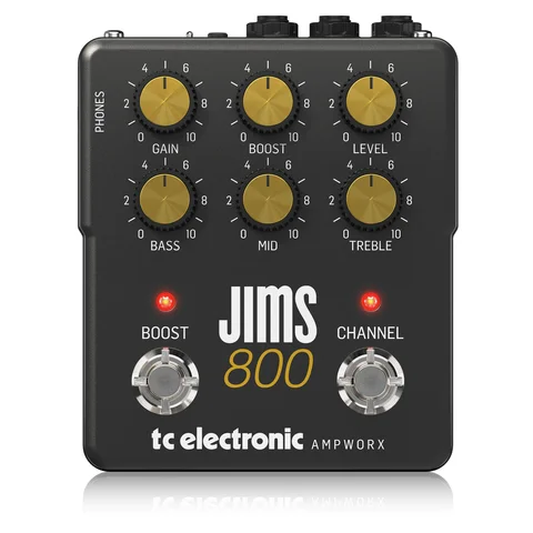TC Electronic JIMS 800 предусилитель, двухканальный предусилитель для гитары с независимыми каналами, предусилитель