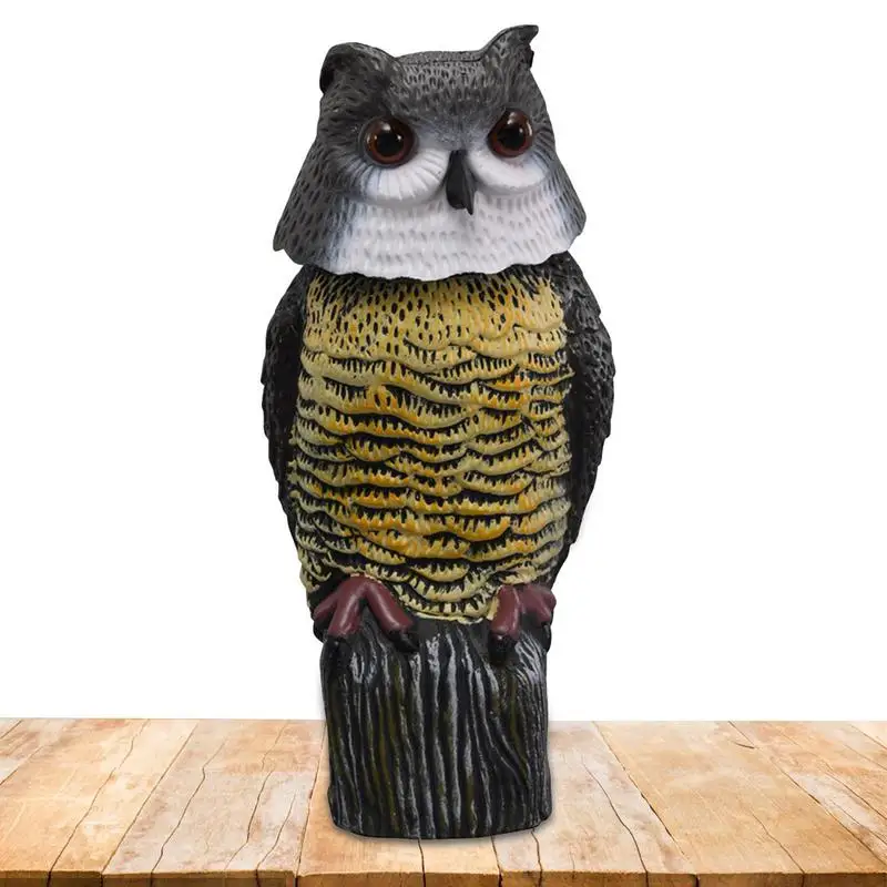 

Искусственная статуя совы, реалистичный Декор совы для защиты сада, сада, двора, пруда, искусственный декор для птиц, голубей