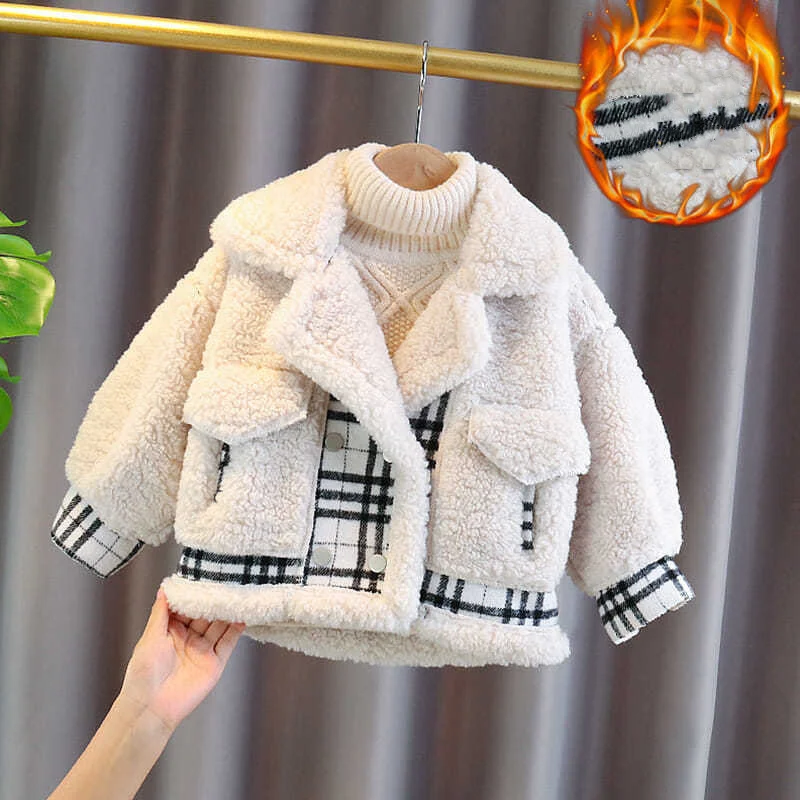 

Girls Baby's Kids Coat Jacket Outwear 2022 Lasted Thicken Spring Autumn Cotton Teenagers Luxury Design Overcoat Sport Children's