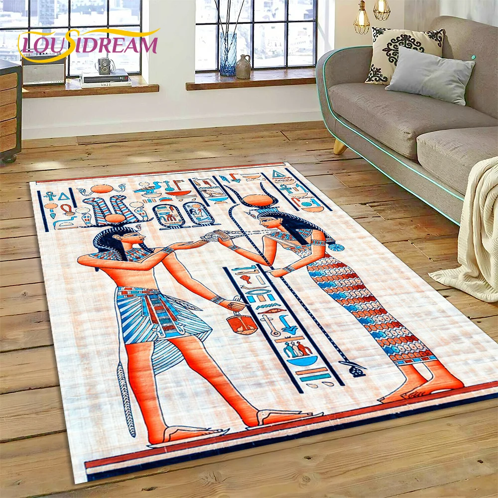 Античный египетский коврик с символами